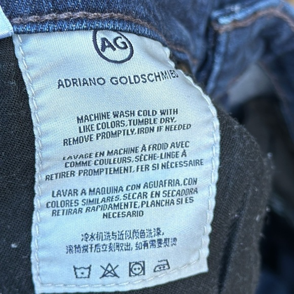 AG Adriano Goldschmied Cigarette Leg Skinny Ankle Jeans Size 28 Regular - Picture 12 of 12